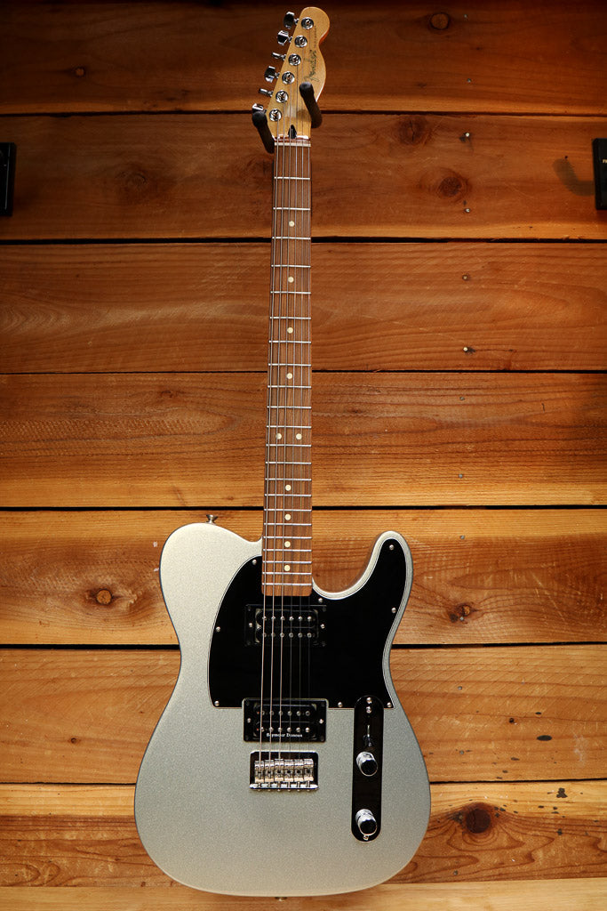 Fender Telecaster HH Sub-Sonic Baritone Ghost Silver + Duncan PUs 33801