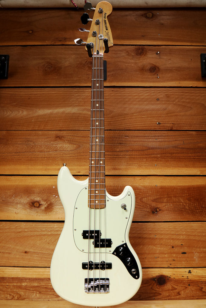 Fender Mustang Bass PJ 美品 Fender 2019 Mustang Bass PJ Short Scale Offset Series Sonic Blue