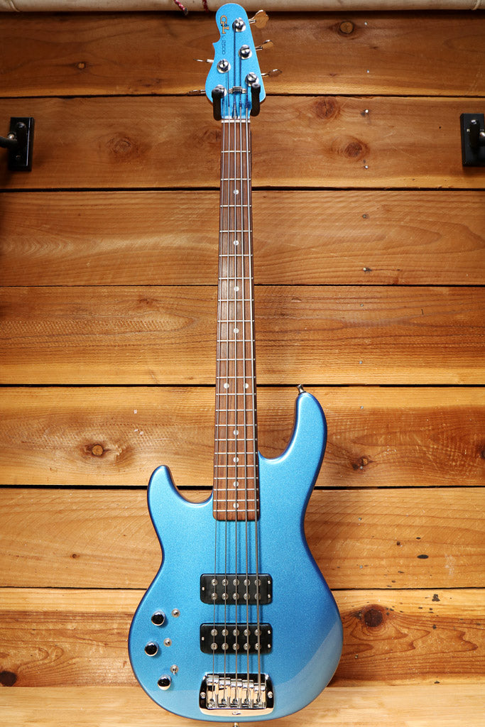RARE! 1998 G&L L-2500 Left-Handed 5-String Bass in Blue Super