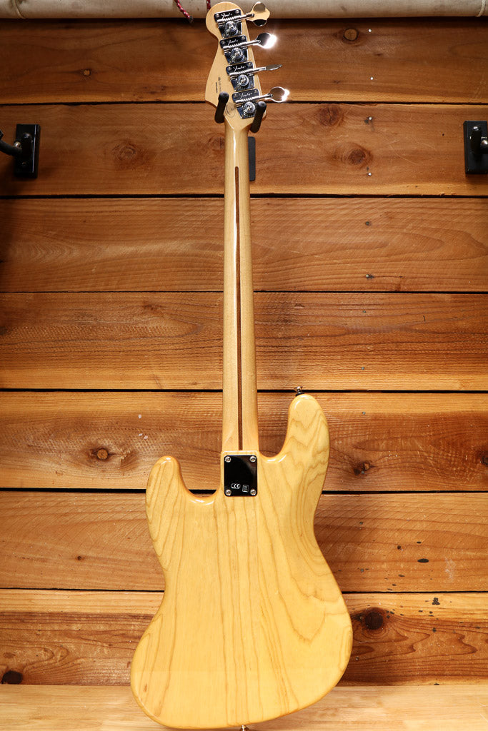 Fender 2017 Limited Edition FSR '70s Ash Jazz Bass Natural w/ Maple Ne