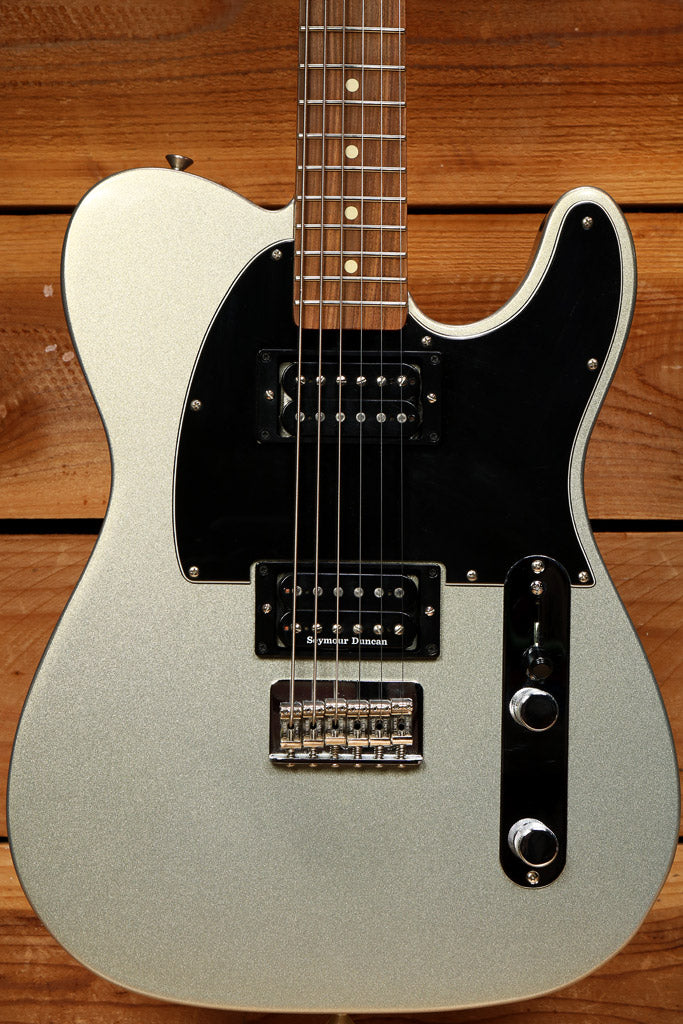 Fender Telecaster HH Sub-Sonic Baritone Ghost Silver + Duncan PUs 