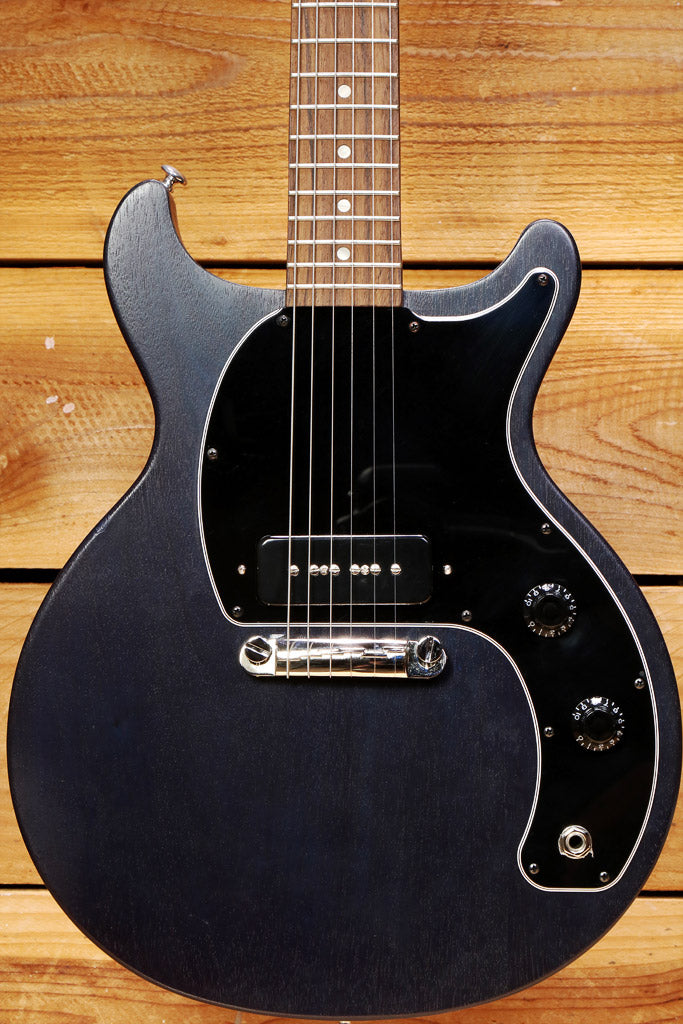 Gibson Les Paul Jr. Tribute しさまん Gibson Les Paul Junior Tribute DC - blue stain Single cut electric