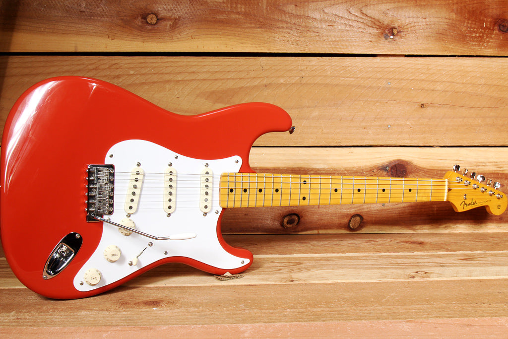 ギター Fender 50s Stratocaster FENDER 50s STRATOCASTER MIJ CIJ Japan Fiesta Red Strat Clean