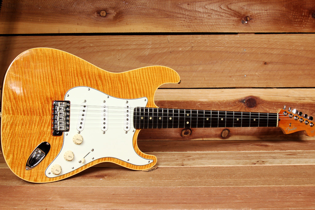 FENDER AERODYNE Stratocaster Amber Flame CIJ Japan Fresh