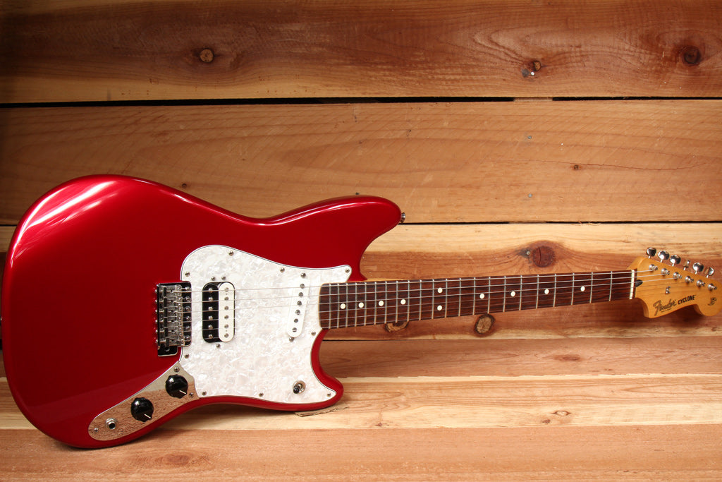 FENDER CYCLONE MIM Candy Apple Red CLEAN!! 1998 Atomic