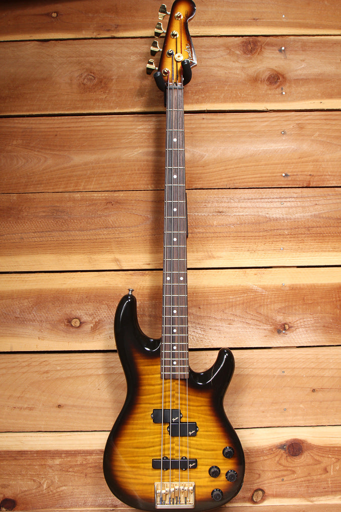 FENDER PRECISION P-BASS LYTE Active Flame Top MIJ Vintage 1994 sub