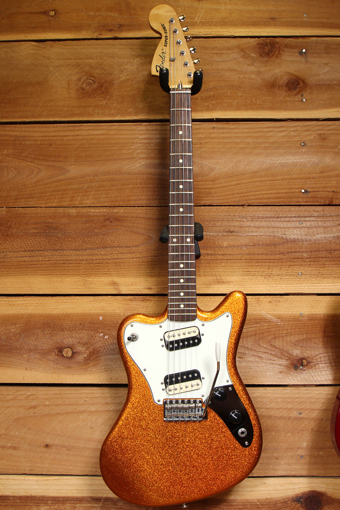 FENDER PAWN SHOP SUPER-SONIC Clean! 2012 Orange Flake Offset