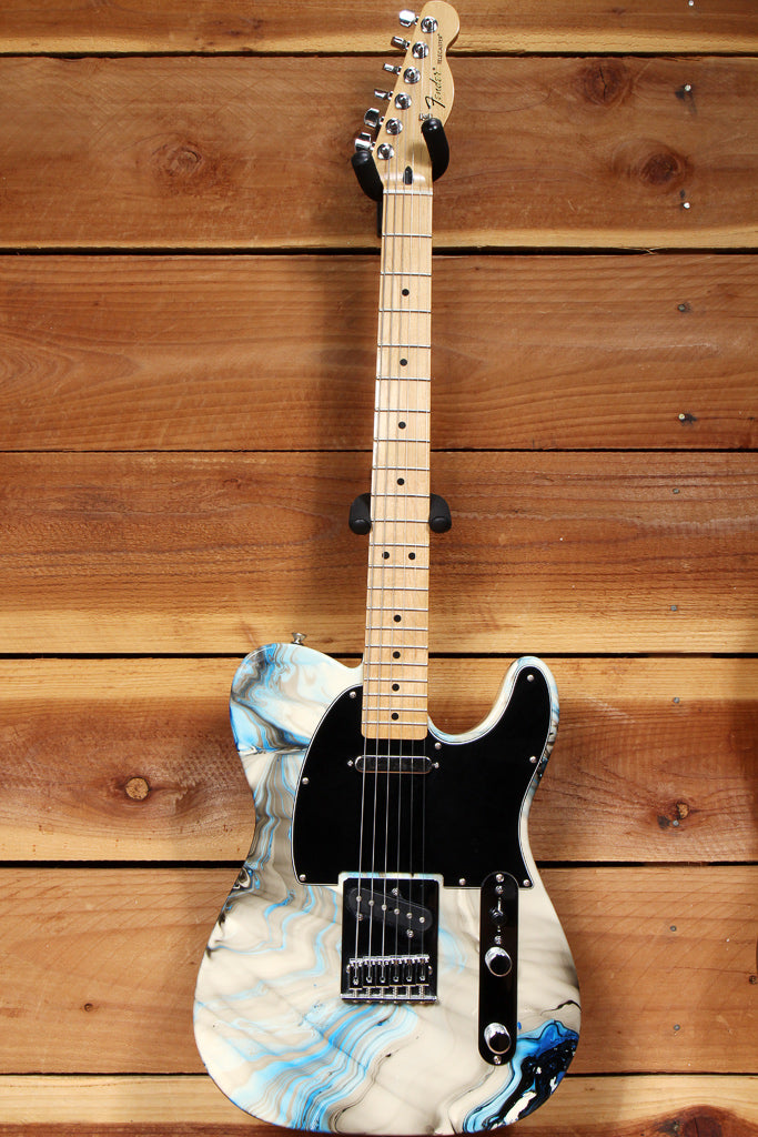 FENDER 2013 TELECASTER Rare BLUE SWIRL Marble Finish MIM Mexico