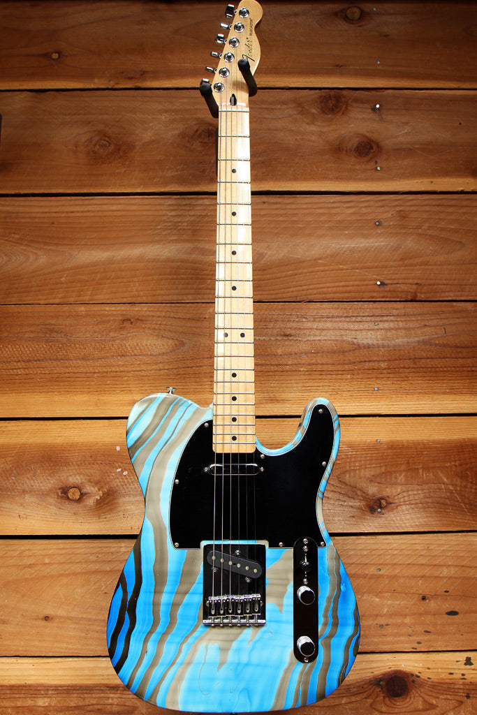 Fender 2013 Standard Telecaster Swirl Blue Marble Bowling Ball
