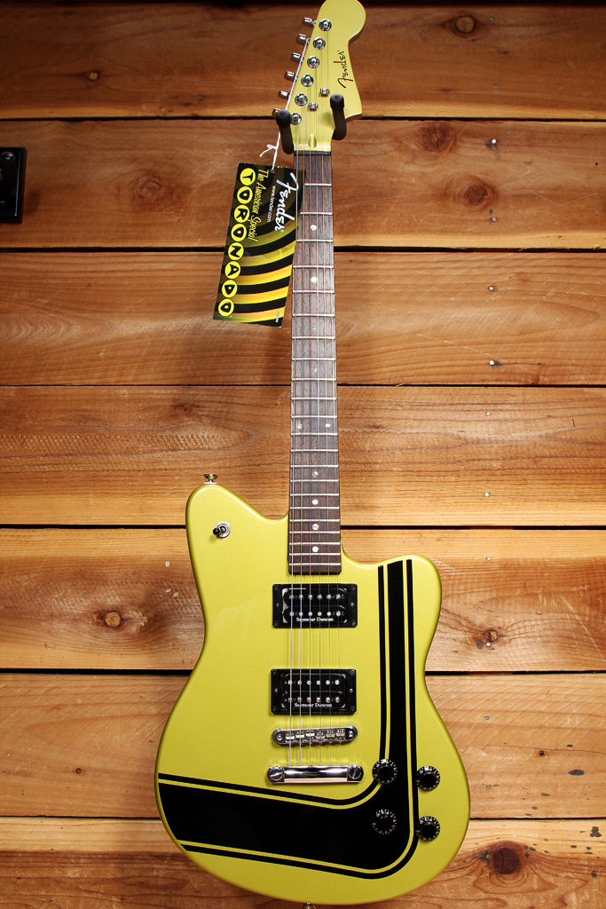 FENDER TORONADO GT HH rare Big Block Racing Stripe Olive