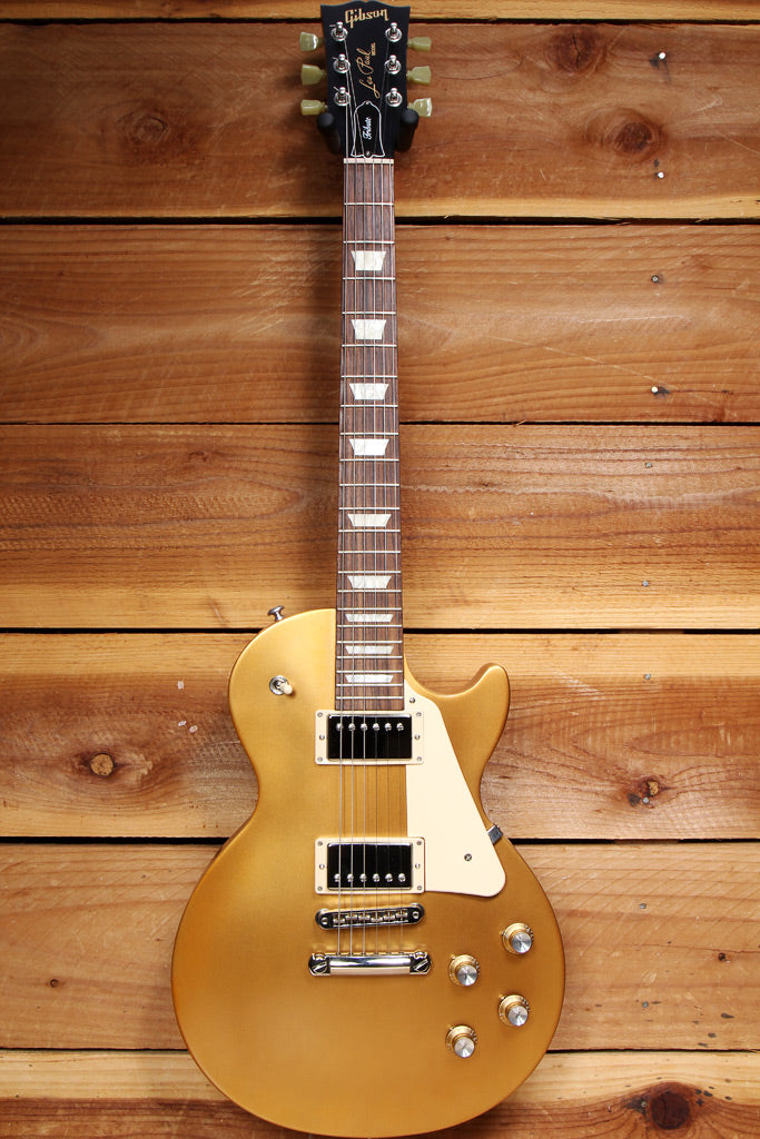 GIBSON 2017 LES PAUL 60s TRIBUTE T Goldtop Satin Gold Top