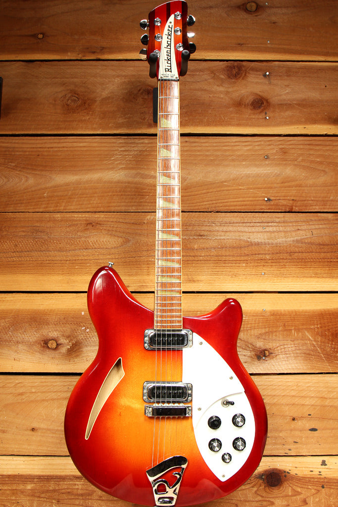 1981 Vintage Rickenbacker 360 Fireglo 6-String + OHSC Clean Condition e1637