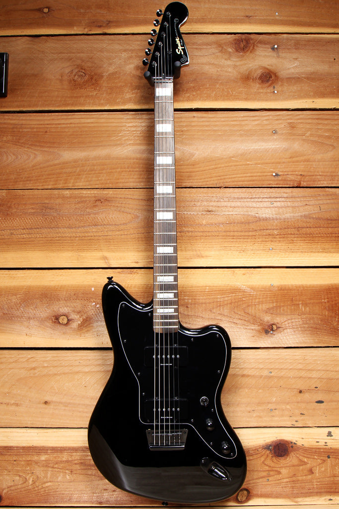 FENDER SQUIER JAZZMASTER Vintage Modified BARITONE Guitar Black