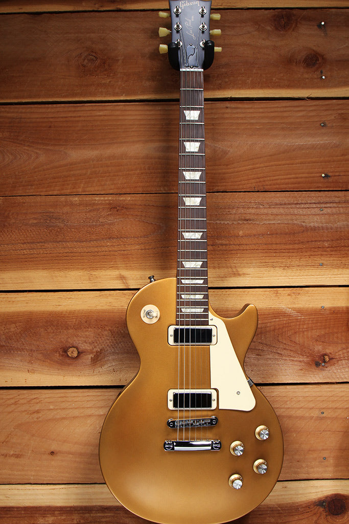 GIBSON LES PAUL STUDIO 70s TRIBUTE T SATIN Goldtop! Mini-HB Clean