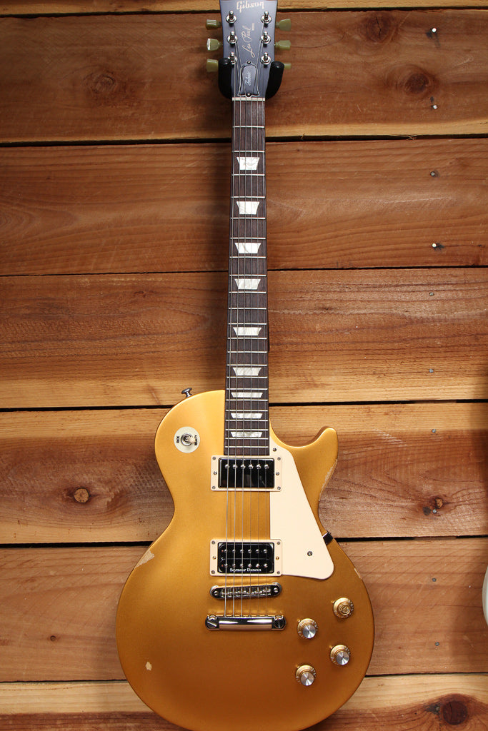 GIBSON 2018 LES PAUL 60s TRIBUTE T Goldtop Worn Satin USA