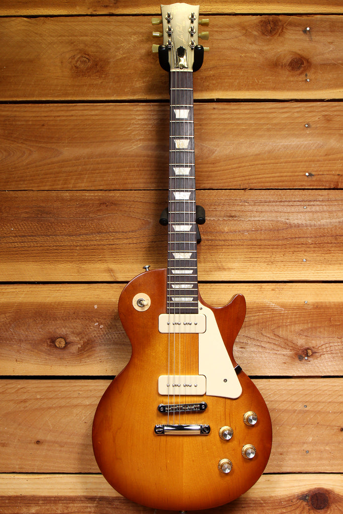 GIBSON 2010 LES PAUL 60s TRIBUTE P90s Honey Burst Worn Satin