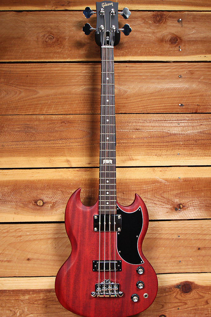 GIBSON SG BASS 2014 Cherry SHORT SCALE 4-STRING 7.5 Pound Axe