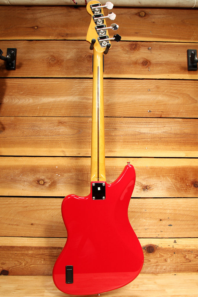 ベース Fender Japan JAB-EQ Jaguar Bass Red Fender Japan JAB Jaguar Bass Hot Rod Red – Chicago Music