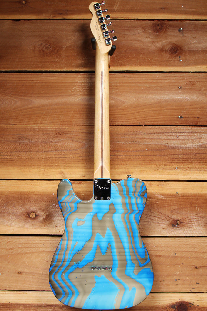 FENDER 2013 TELECASTER Rare BLUE SWIRL Bowling Ball Marble MIM