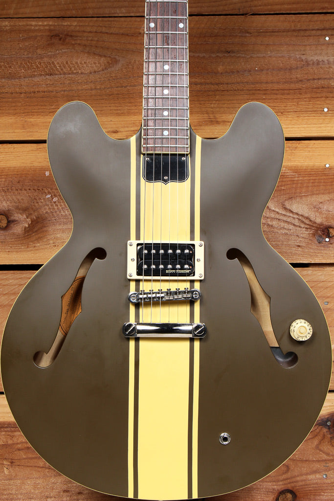 EPIPHONE TOM DELONGE ES-333 Semi-Hollow Body Guitar GT Stripe NICE
