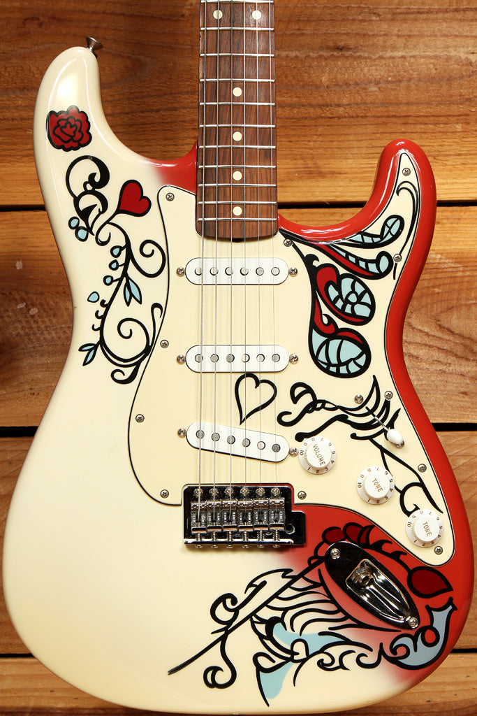 fender公式　レザージャケット jimi hendrix刺繍 Fender Jimi Hendrix Monterey Artist Series Signature 60s