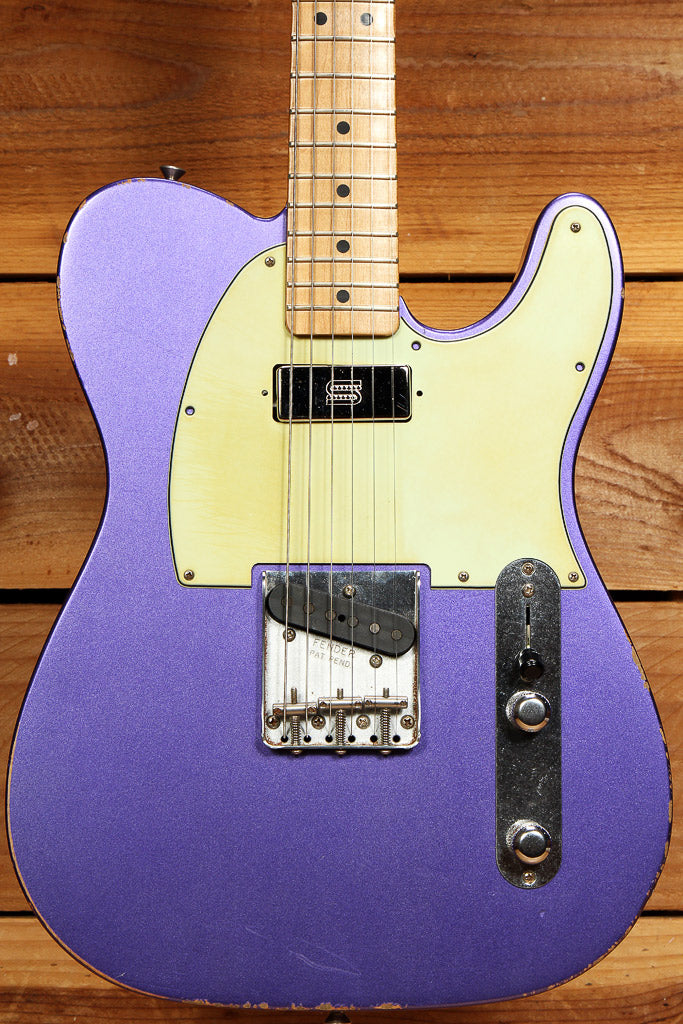 FENDER 50s ROAD WORN Telecaster 2019 Purple Tele + Seymour Duncan Mini HB  79096