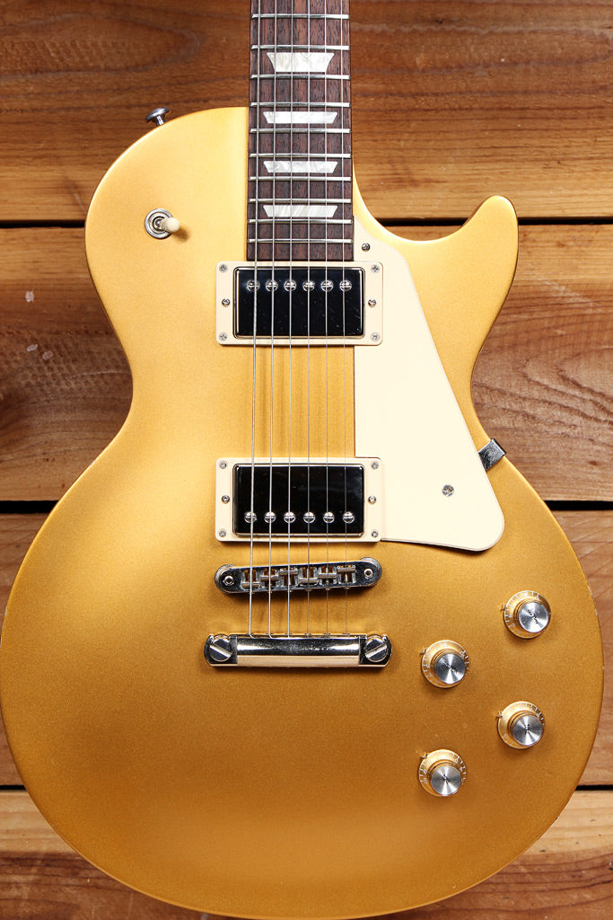 GIBSON 2017 Les Paul USA 60s TRIBUTE T Goldtop Satin Gold