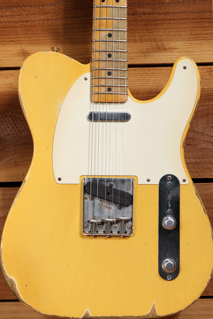 FENDER 2010 ROAD WORN 50s TELECASTER RARE TV Yellow Best Tele Relic Around  74285