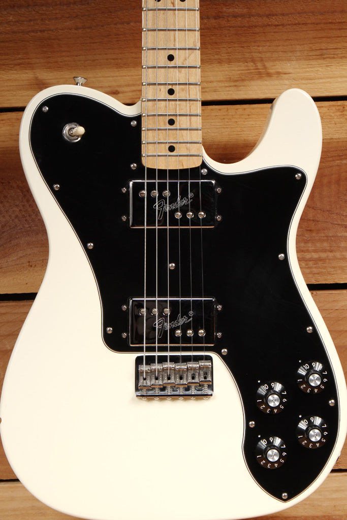 FENDER CLASSIC SERIES 72 TELECASTER DELUXE RARE Olympic White