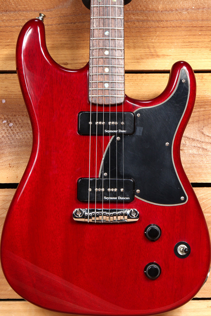 FENDER USA STRAT-O-SONIC + OHSC Lk Tuners & Duncan PU American