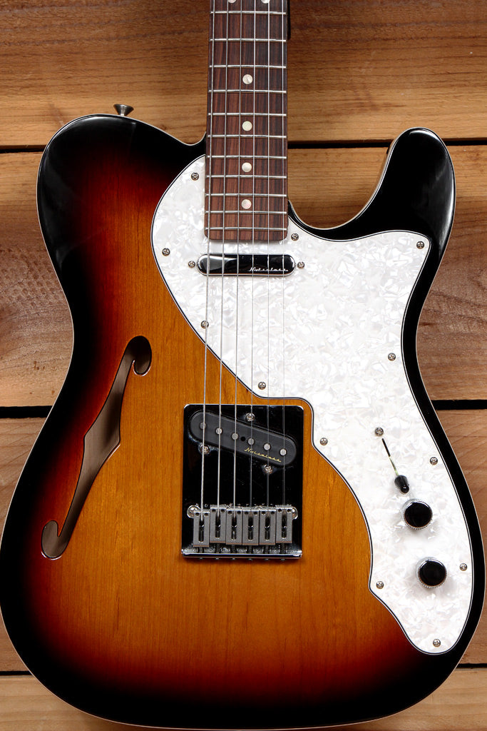 FENDER 69 TELECASTER THINLINE Semi-Hollow F-Hole light Sunburst