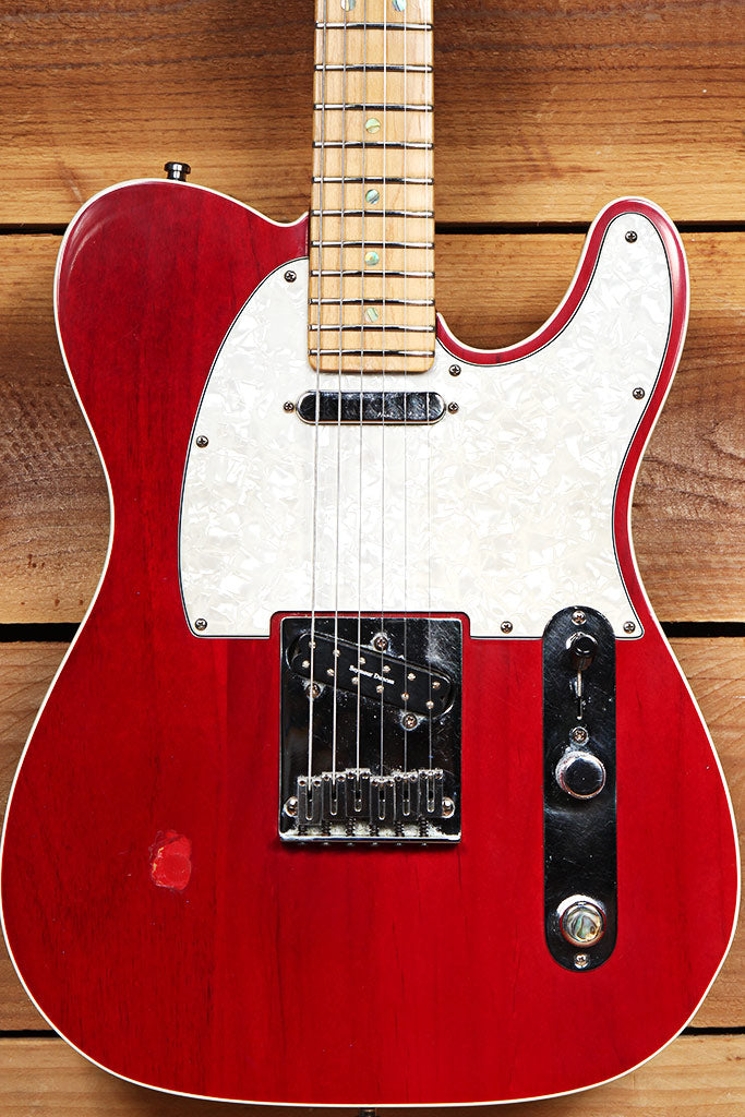 FENDER AMERICAN DELUXE TELECASTER Vintage 2000 USA Red Fret Level