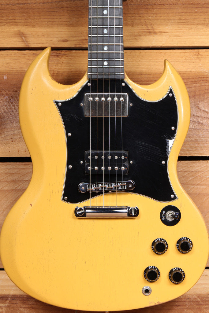 GIBSON 2004 SG SPECIAL Rare Worn TV Yellow PAF PU Ebony Board