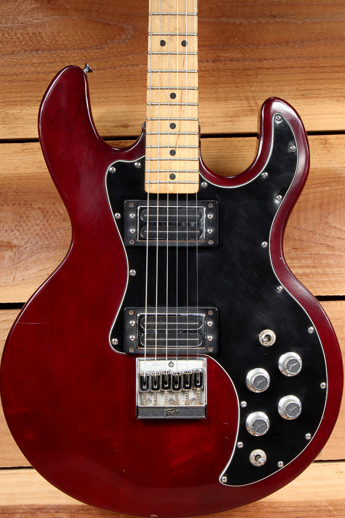 1983 VINTAGE PEAVEY USA T-60 RARE Burgundy HH + OHSC ALL ORIGINAL