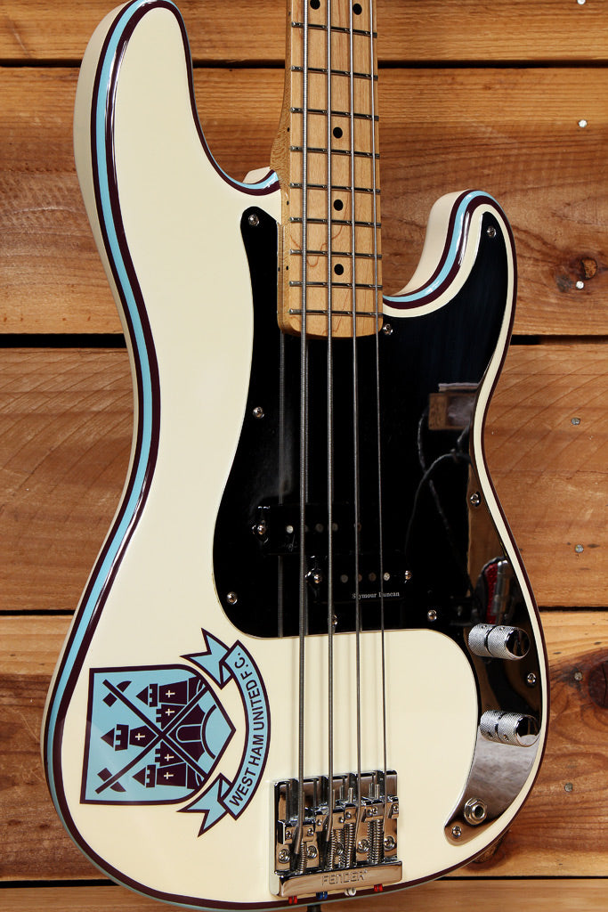 Fender 2015 Steve Harris Signature Precision Bass Olympic White