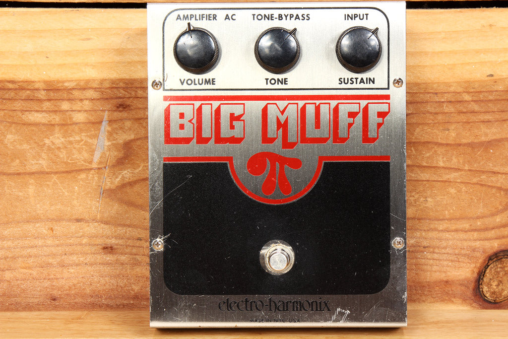 big muff pedal vintage Electro-Harmonix 1978 Big Muff V5 Tone Bypass Op-Amp Pi Pedal – Still Kickin Music