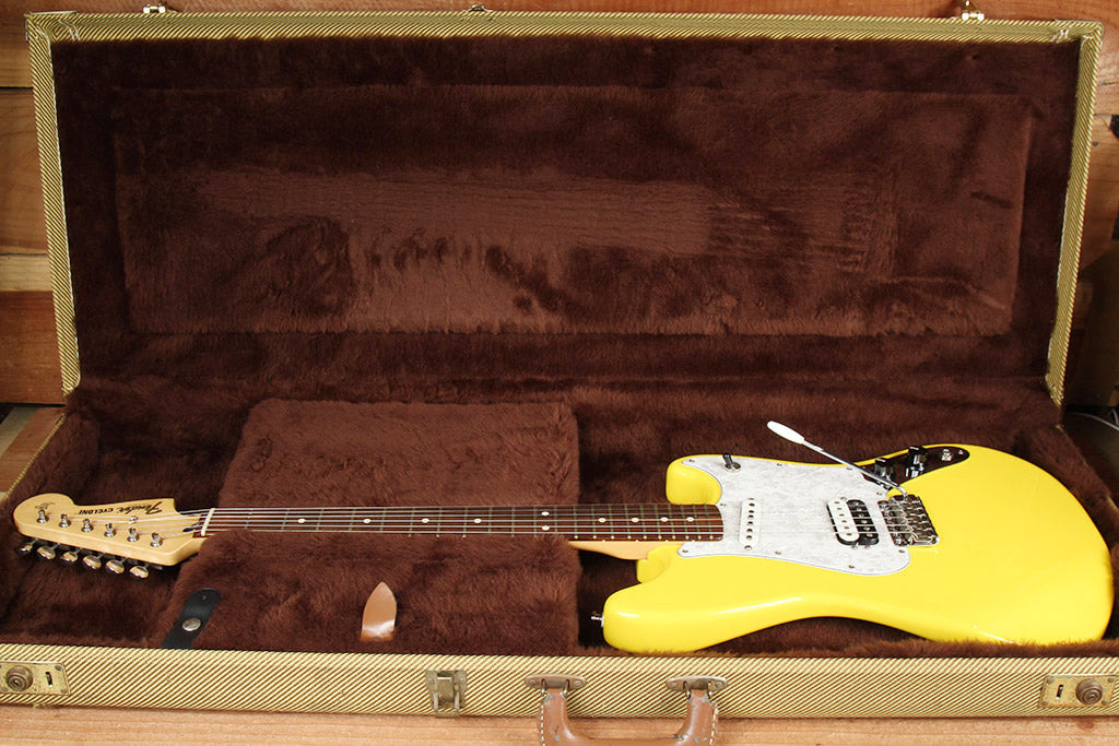 FENDER CYLCONE Rare Graffiti Yellow Made in Mexico + Tweed