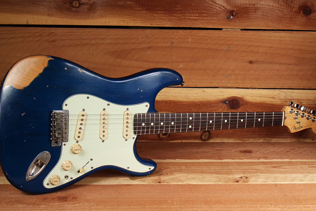 FENDER HIGHWAY ONE 1 STRATOCASTER BLUE Relic USA Nitro FENDER HIGHWAY ONE 1 STRATOCASTER BLUE Relic USA Nitro