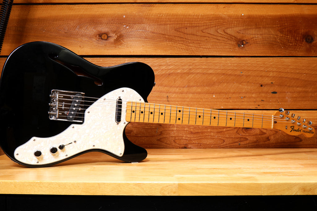 Fender 69 Telecaster Thinline 2007 Black Semi-Hollow 5.5-pound Tele! 08759