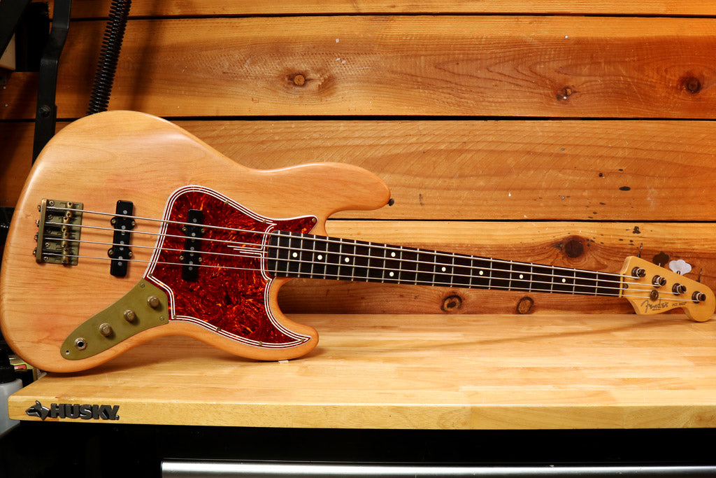 Fender 2004 Hwy 1 American Jazz Bass Natural USA Custom Steampunk Bronze Look 16057