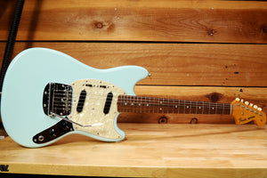 Fender MG-65 Mustang Daphne Blue Crafted in Japan Nice! CIJ MIJ 73704