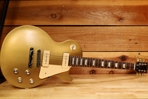 Gibson Les Paul 60s Tribute P90 Goldtop Relic Look + Bag VIDEO! 11530