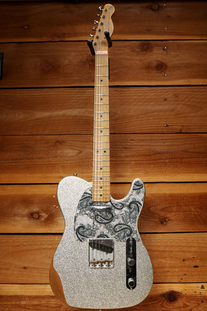 Fender Brad Paisley Road Worn Telecaster Silver Sparkle Tele w/ UPgrades! 50709