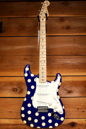 Fender Buddy Guy Signature Stratocaster SIGNED! Blue with White Polka Dots Rare! +HSC