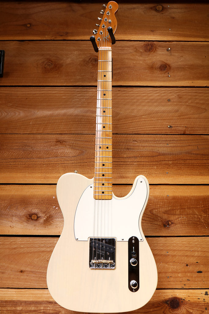 Fender Classic Series '50s Esquire White Blonde Compensated Tele Saddles + Bag Clean! 87336