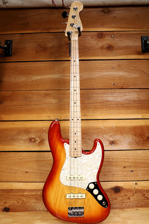 2019 Fender Limited Edition Lightweight Ash American Professional Jazz Bass + OHSC 01383