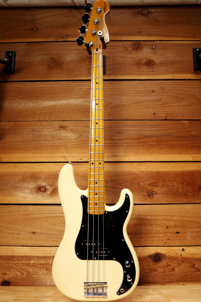 Fender 2014 Squier Matt Freeman Signature Precision P-Bass Vintage White 06605