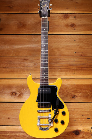 Gibson Les Paul Double Cutaway Special P-90 2004 - Gloss Yellow w/ Bigsby! 44301