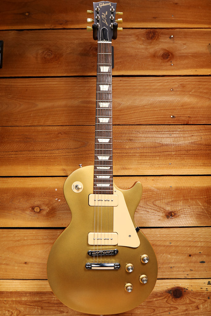 Gibson Les Paul 60s Tribute P90 Goldtop Relic Look + Bag VIDEO! 11530