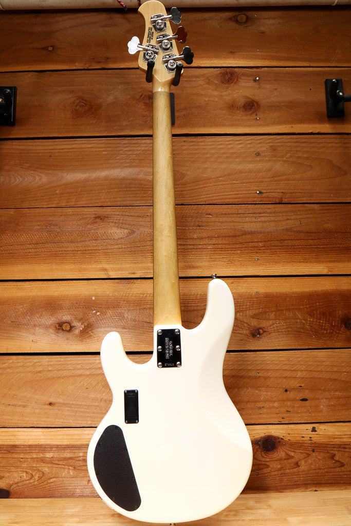 Ernie Ball Music Man StingRay SLO Special HH 4 String White w/OHSC 78813